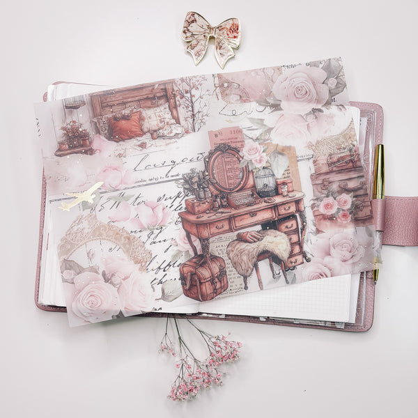 A4 DECO SHEET | VELLUM - Vintage Travel Collection