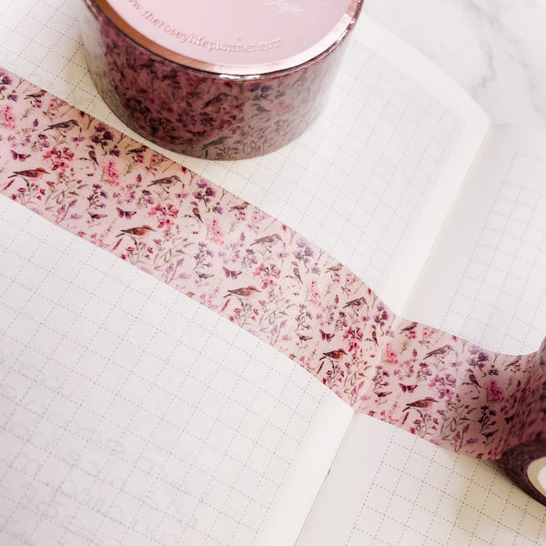 Washi Tape | 10 m - 2.0 cm | VIOLET BIRDIES