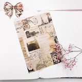 VINTAGE TRAVEL COLLECTION | TEARABLE DECO STICKERS | SH 11-15 | CLEAR MATTE