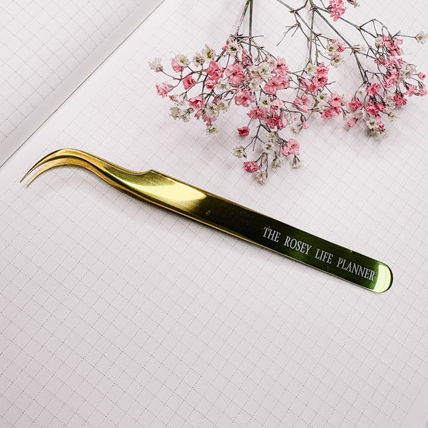 Sticker Tweezers - Gold Colour