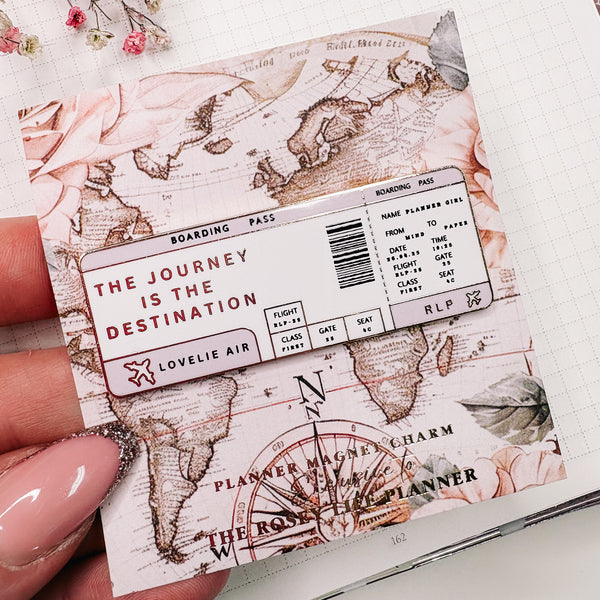 PLANNER MAGNET |  VINTAGE TRAVEL COLLECTION