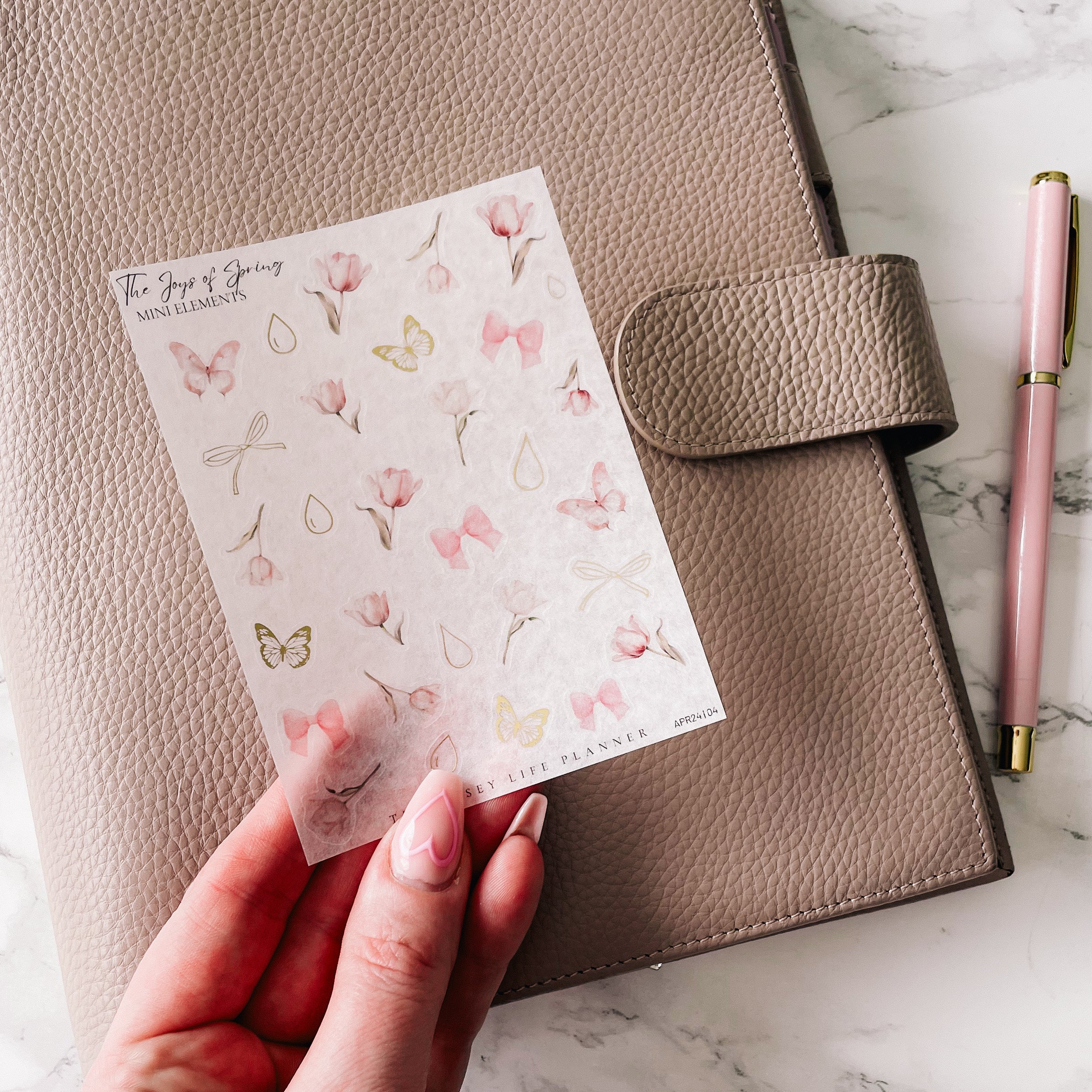 JOYS OF SPRING | DECO STICKERS | SHEET 4 -FOILED | CLEAR/ MATTE | APR2 ...
