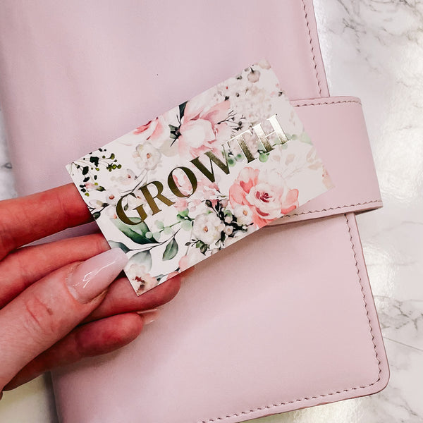 JOURNALING CARD | PLANNER DECO | GOLD