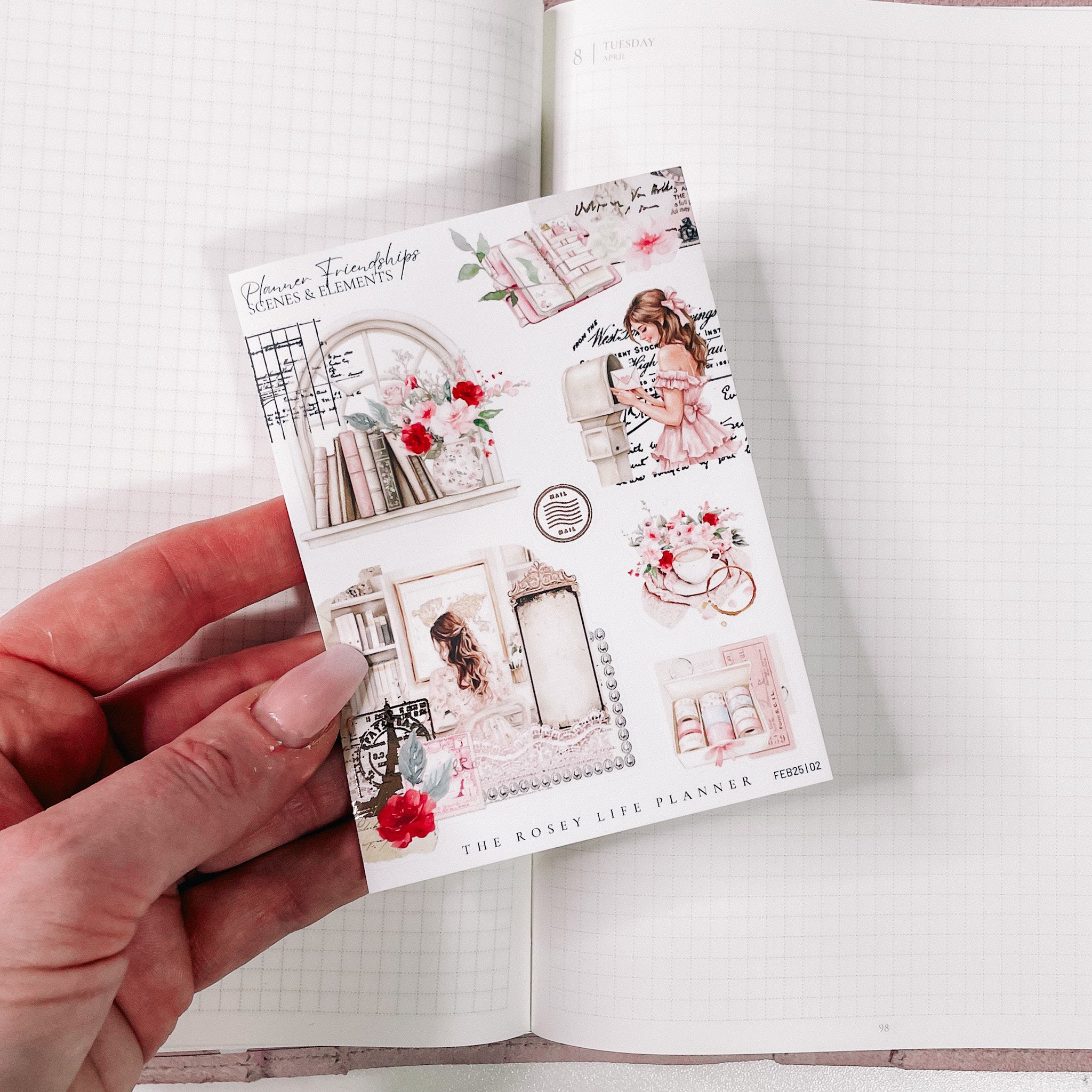 DECO STICKERS | SHEET 2 | CLEAR/ MATTE | FEB25 COLLECTION ...