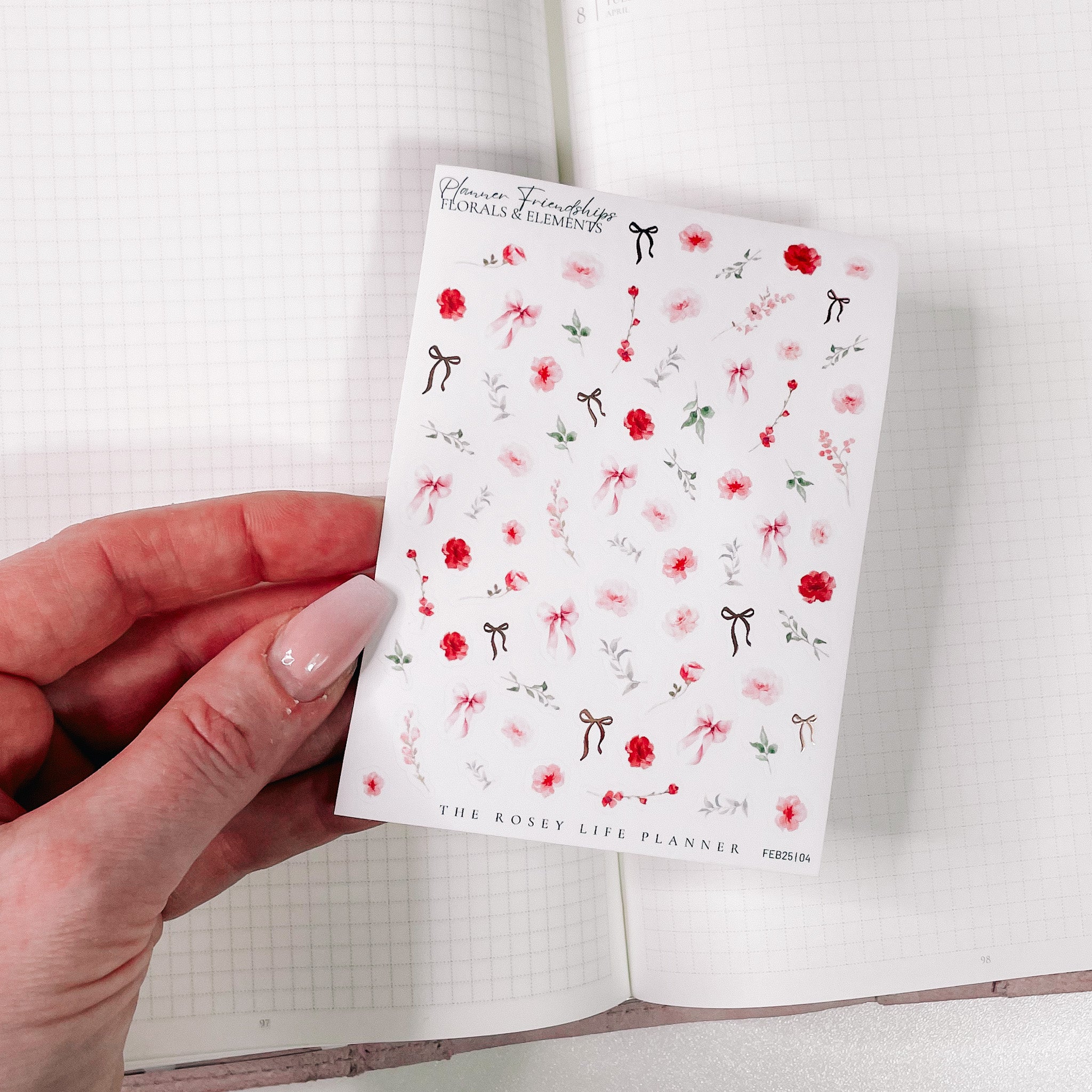 DECO STICKERS | SHEET 4 | CLEAR/ MATTE | FEB25 COLLECTION ...