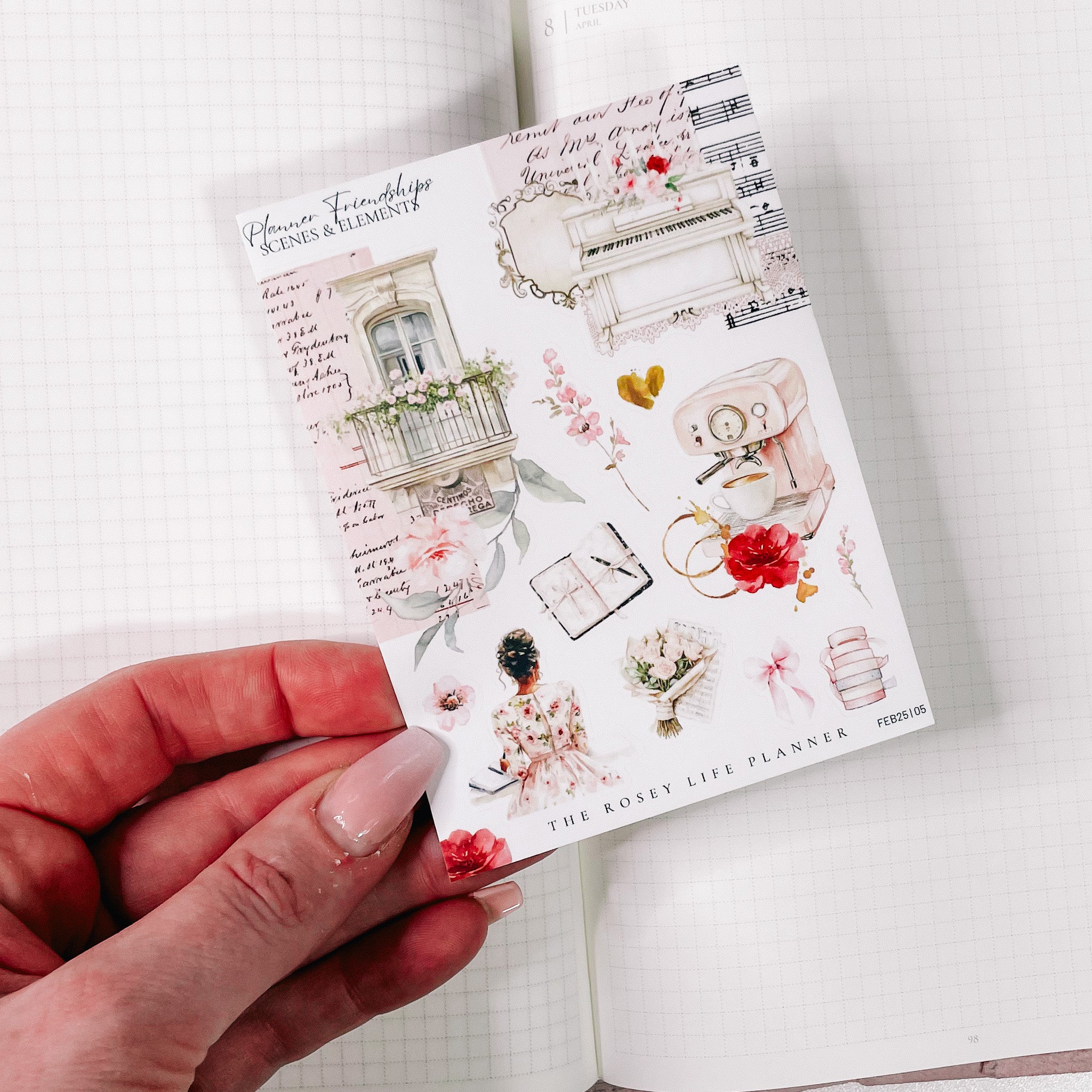 DECO STICKERS | SHEET 5 | CLEAR/ MATTE | FEB25 COLLECTION ...