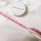 Washi Tape | With gold foil | 10 m - 1.5 cm | I'M A PLANNER GIRL