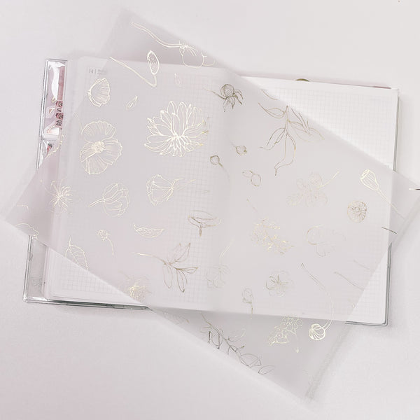 A4 DECO SHEET | VELLUM  - NATURE & NURTURE COLLECTION | Gold Foil