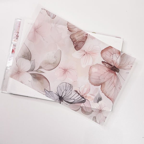 A4 DECO SHEET | VELLUM  - NATURE & NURTURE COLLECTION |