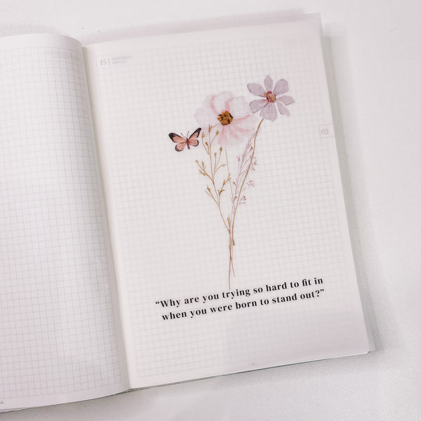 PLANNER DASHBOARD | QUOTE -  VELLUM | Nature & Nurture Collection