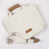 ROSEY PLANNER TOTE | STATIONARY ORGANIZER | IVORY CANVAS |