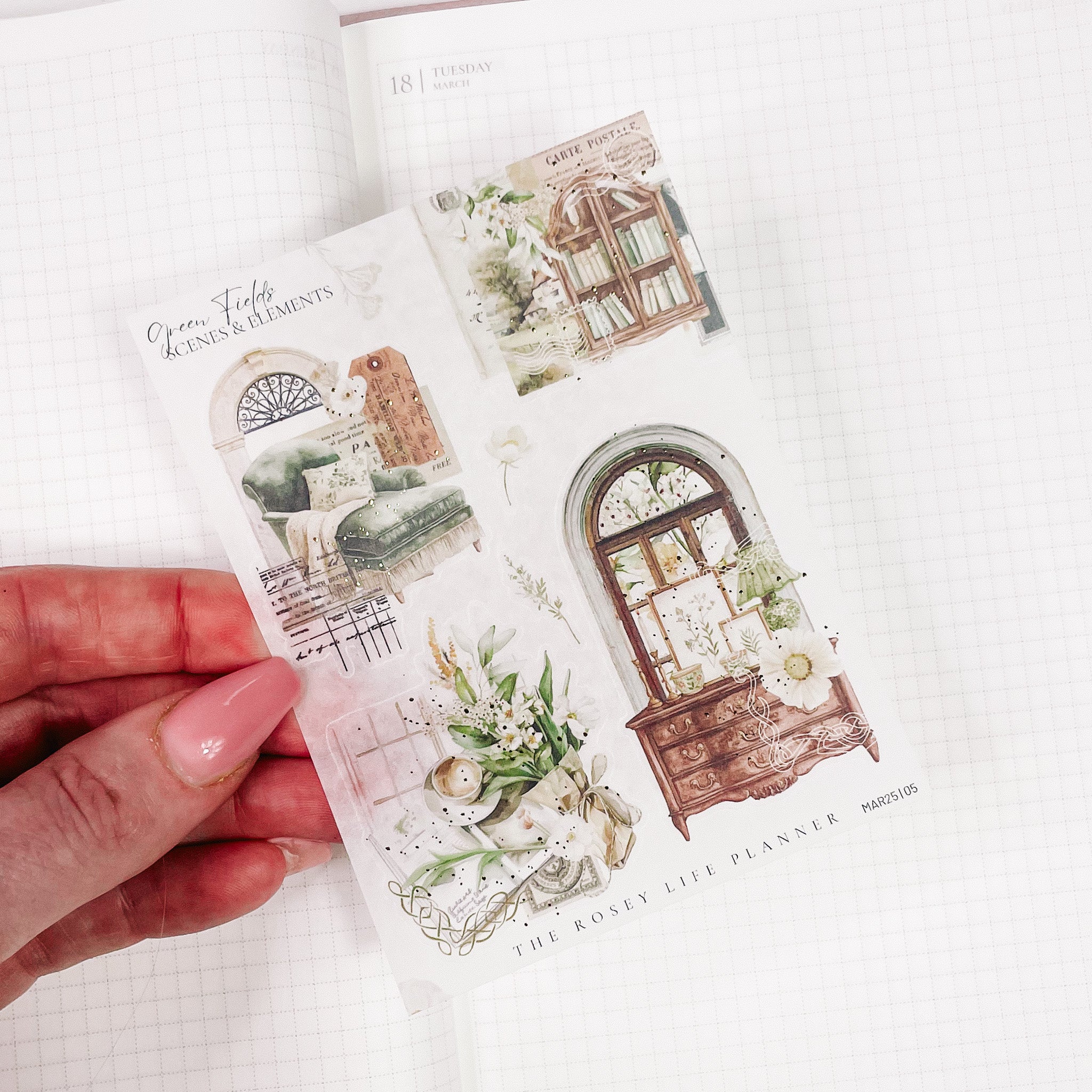 DECO STICKERS | SHEET 5 | CLEAR/ MATTE | MARCH25 COLLECTION (Copy ...