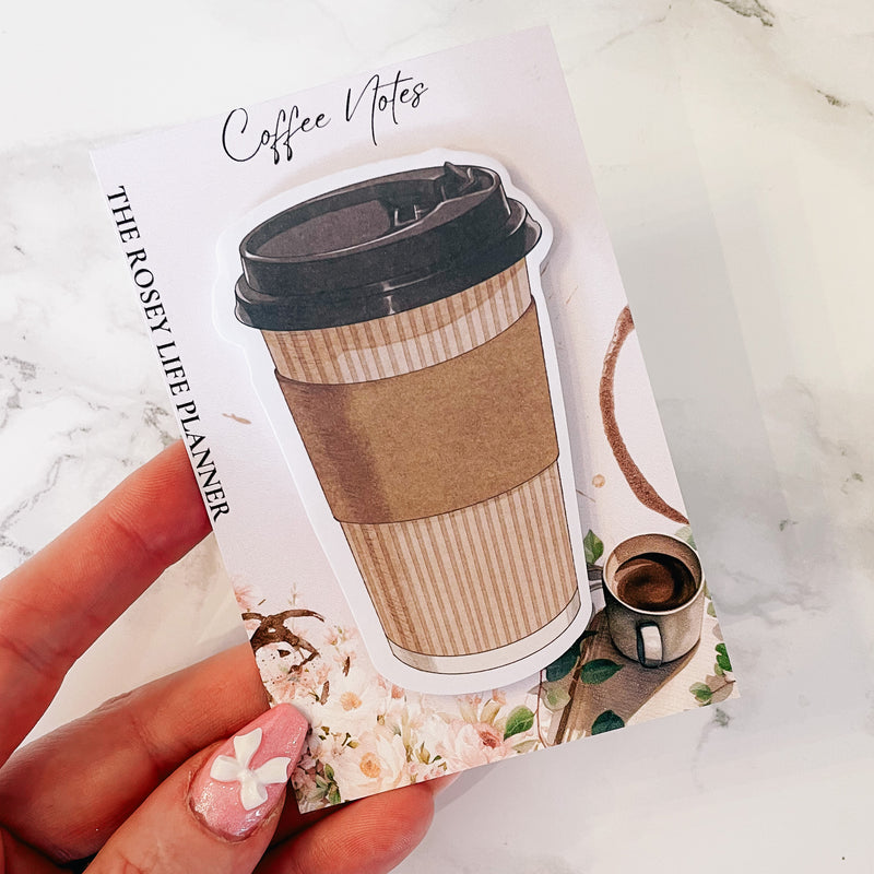 COFFEE STICY NOTEPAD | 40 SETS