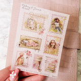 DECO STICKERS - STAMPS | SHEET 12 - FOILED | CLEAR/ MATTE | MAY24 COLLECTION