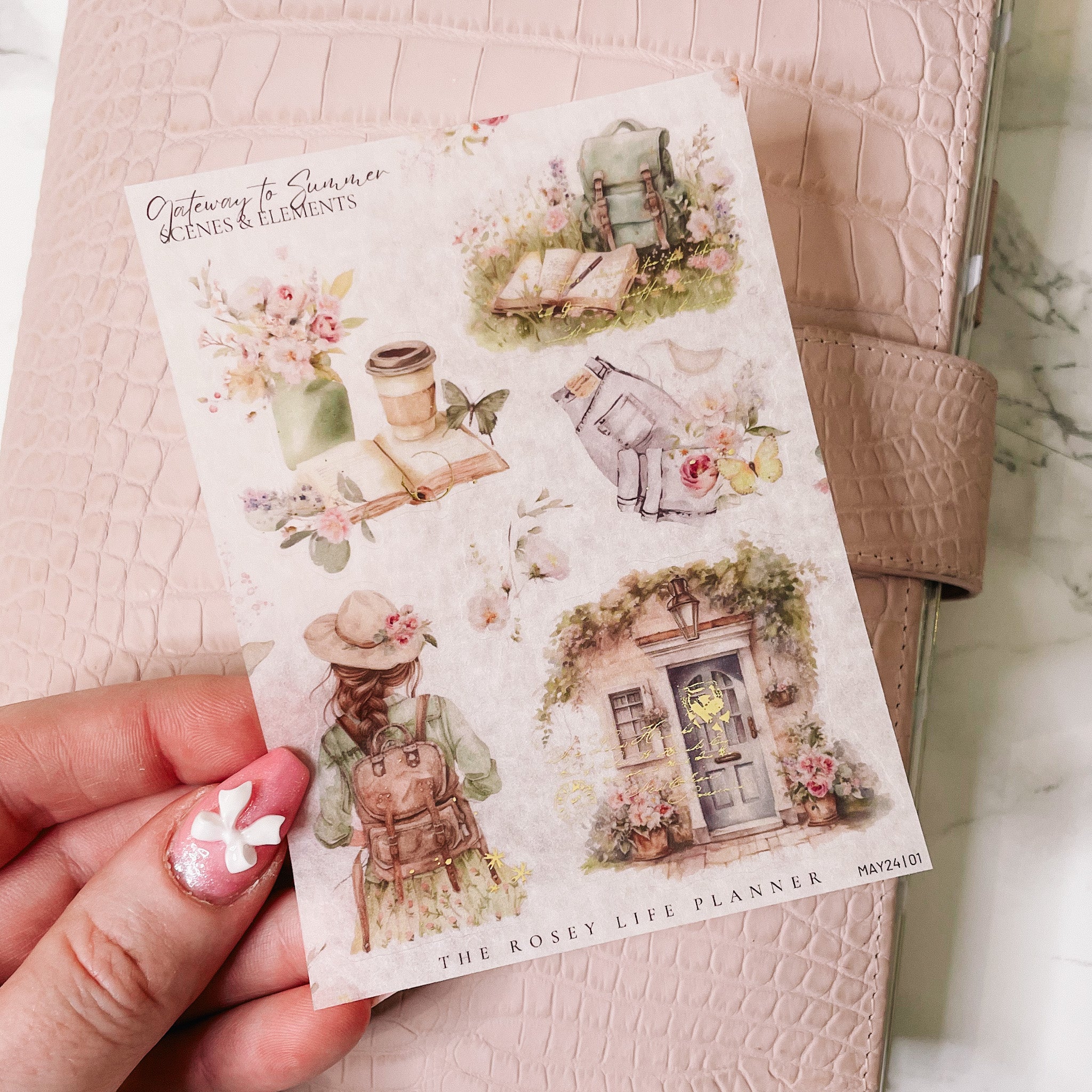 DECO STICKERS | SHEET 1 | CLEAR/ MATTE FOILED | MAY24 COLLECTION ...