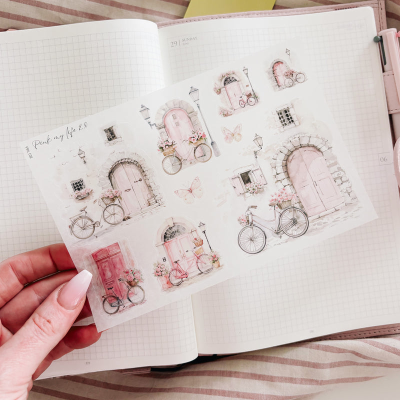 PINK MY LIFE 2.0 COLLECTION | STICKERS 1-13 or ALL 13 BUNDLE DEAL | CLEAR MATTE