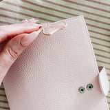 Magnetic Vegan Leather Bow Bookmark  | PLANNER DECOR | Pink