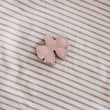 Magnetic Vegan Leather Bow Bookmark  | PLANNER DECOR | Pink