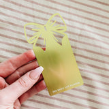 METAL WASHI TAPE CUTTER WITH BOW DETAIL - PINK MY LIFE 2.0