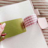 METAL WASHI TAPE CUTTER WITH BOW DETAIL - PINK MY LIFE 2.0