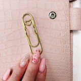 PEN LOOP | PLANNER CLIP GOLD HEART