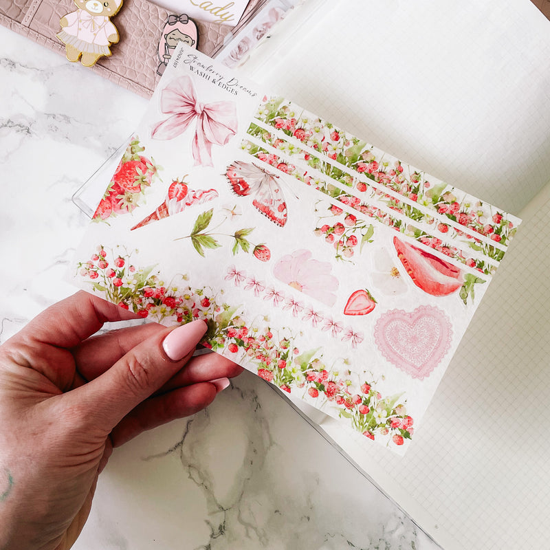 STRAWBERRY DREAM | WASHI CLEAR/ MATTE -  |SH7 JUN24