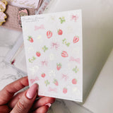 DECO STICKERS  | SHEET 4 | CLEAR/ MATTE -FOILED | JUN24 COLLECTION