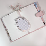 JULY2025 | A6 STICKY NOTEPAD | 50 Sheets - Rosegold Foil