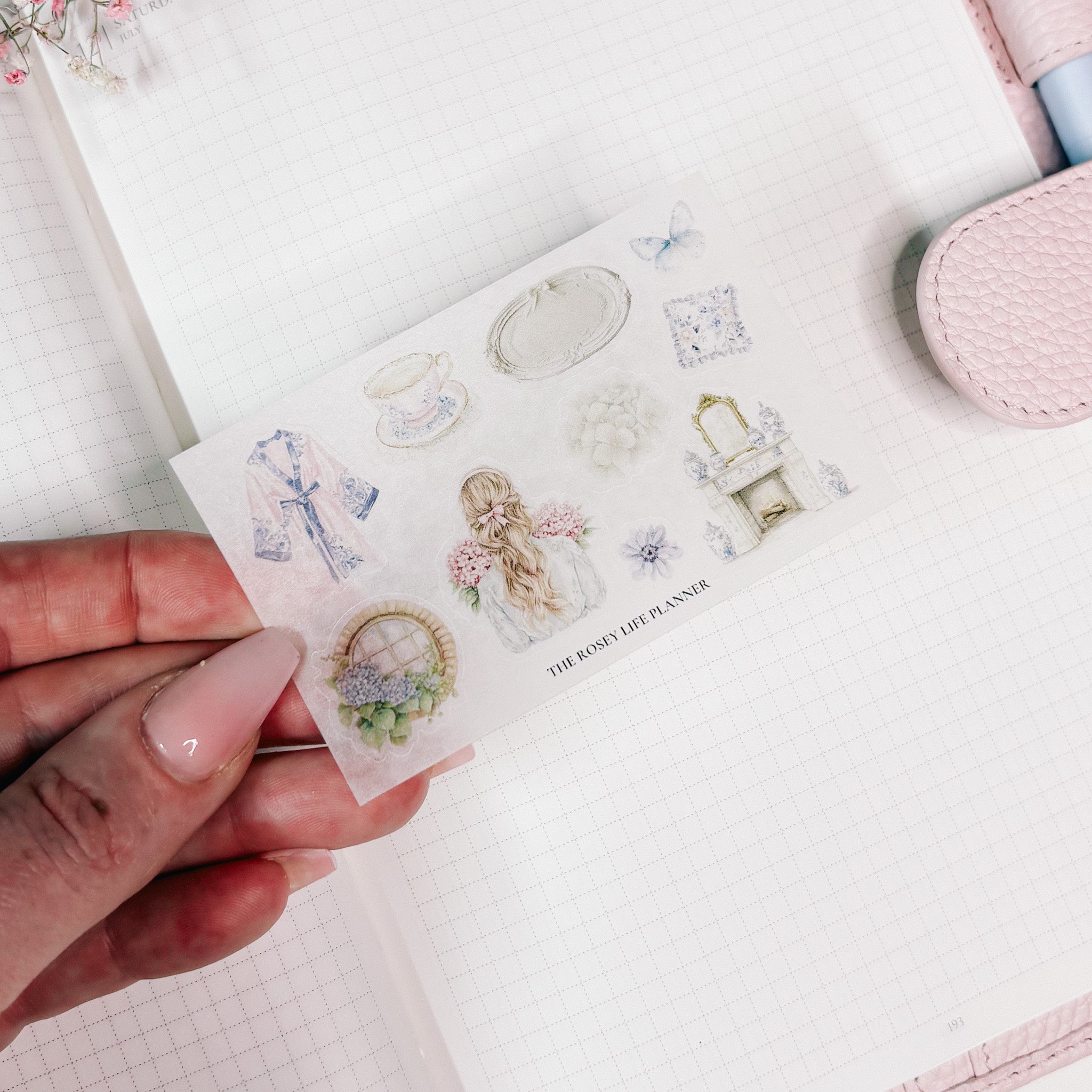 JULY25 | MINI SHEET CLEAR MATTE - MINI STICKERS – theroseylifeplanner