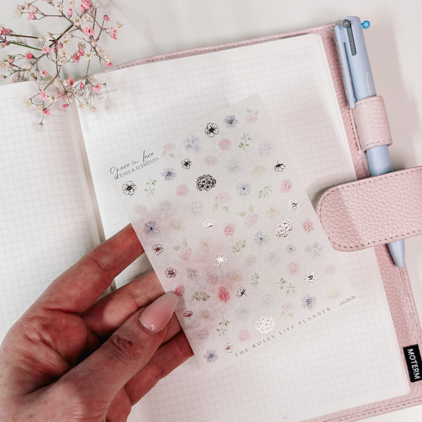 DECO STICKERS  | SHEET 4 | CLEAR/ MATTE  | JULY25 COLLECTION