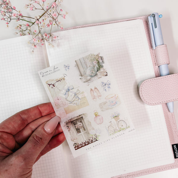 DECO STICKERS  | SHEET 5 | CLEAR/ MATTE  | JULY25 COLLECTION