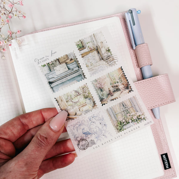 DECO STICKERS  | SHEET 12 | CLEAR/ MATTE  | JULY25 COLLECTION