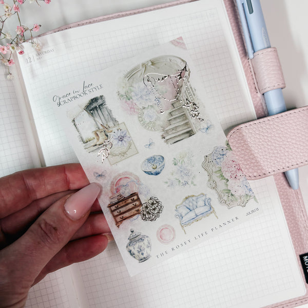 DECO STICKERS  | SHEET 13 | CLEAR/ MATTE  | JULY25 COLLECTION
