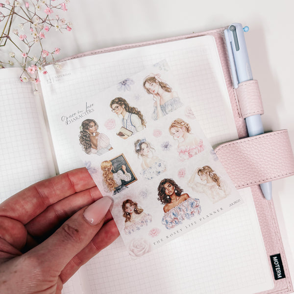 DECO STICKERS  | SHEET 21 | CLEAR/ MATTE  | JULY25 COLLECTION