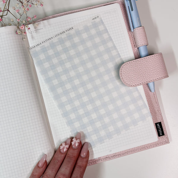 TEARABLE STICKER  | SHEET 23 | CLEAR  | JULY25 COLLECTION