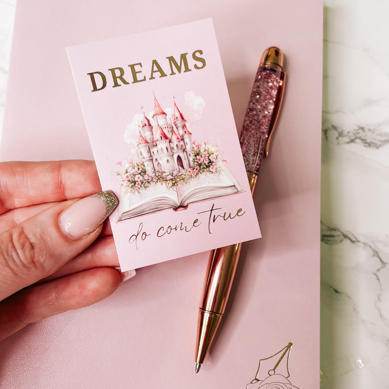 DREAMS DO COME TRUE | JOURNALING CARD | PLANNER DECO