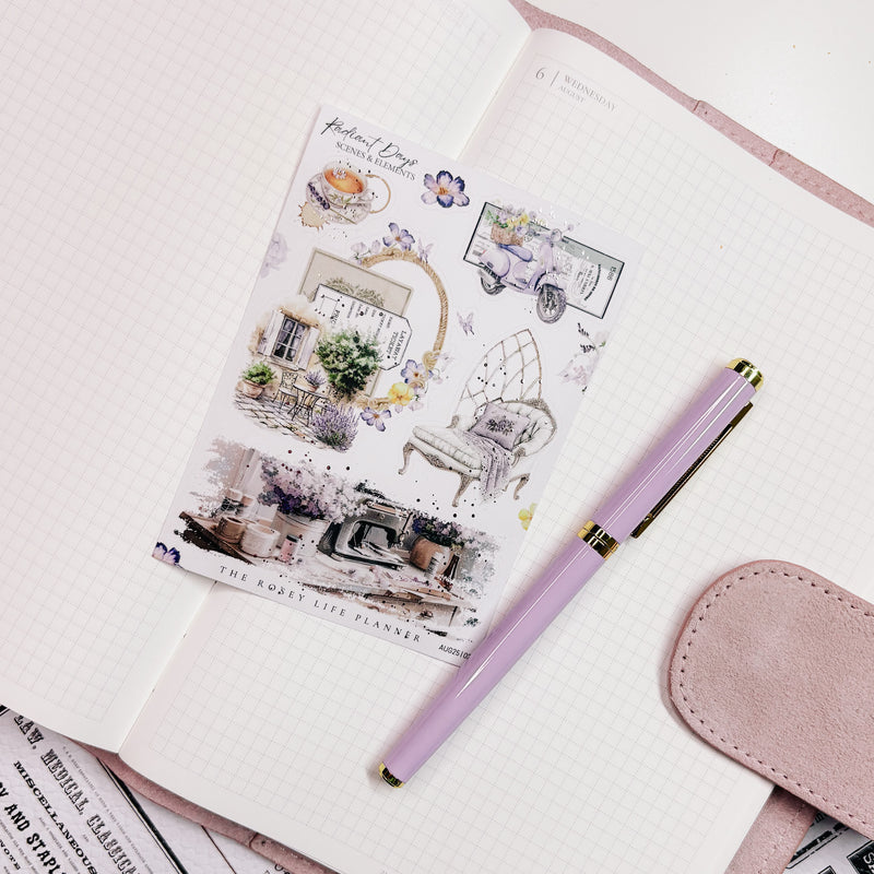 DECO STICKERS  | SHEET 2 | CLEAR/ MATTE  | AUGUST 2025 COLLECTION