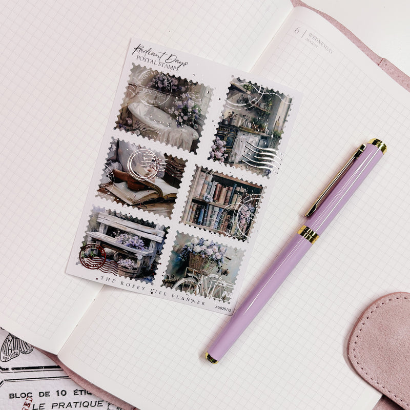 DECO STICKERS  | SHEET 12 | CLEAR/ MATTE  | AUGUST 2025 COLLECTION
