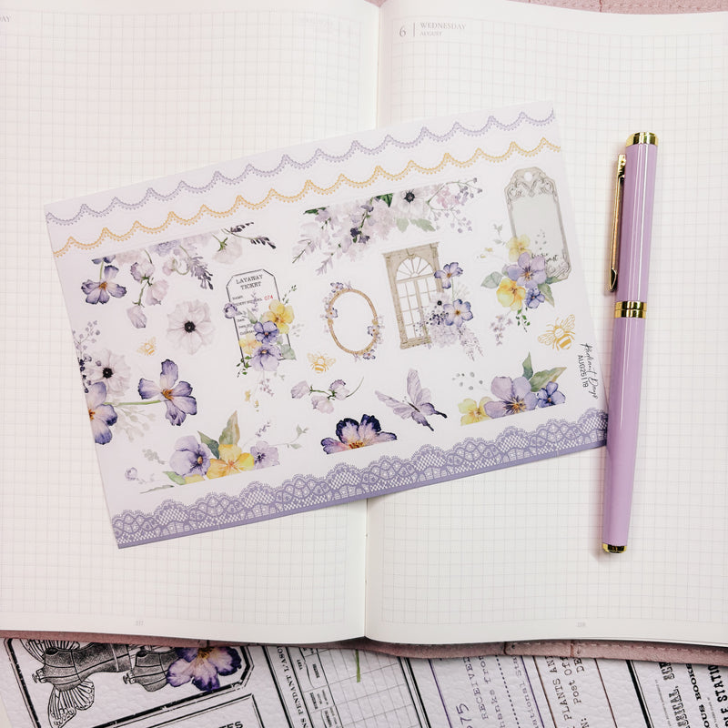 STICKERS | SHEET 19 | CLEAR | AUGUST 25 COLLECTION