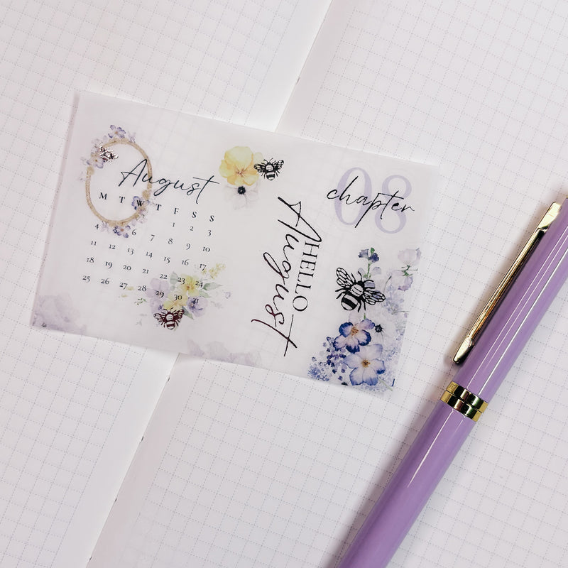 AUGUST25 | MINI SHEET CLEAR MATTE - MINI STICKERS