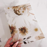 A4 DECO SHEET | VELLUM | COZY AUTUMN FLORALS