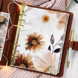 PLANNER DASHBOARD | AUTUMN FLORALS - Cozy Autumn VELLUM | COZY AUTUMN