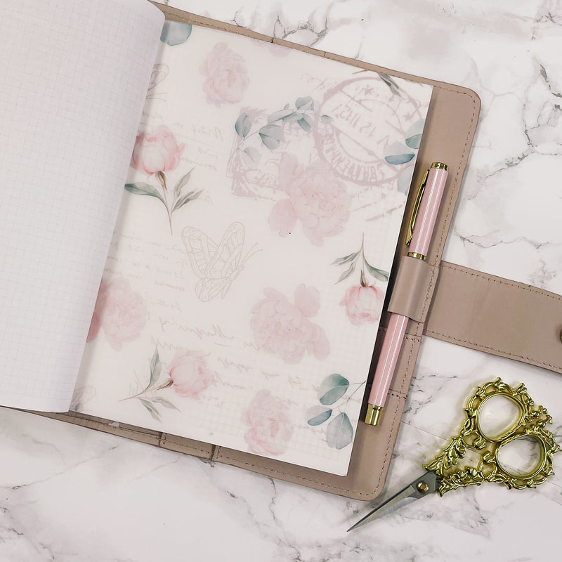 PLANNER DASHBOARD | FLORAL -  VELLUM | AUG24 COLLECTION