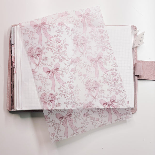 A4 DECO SHEET | VELLUM - TEA PARTY COLLECTION