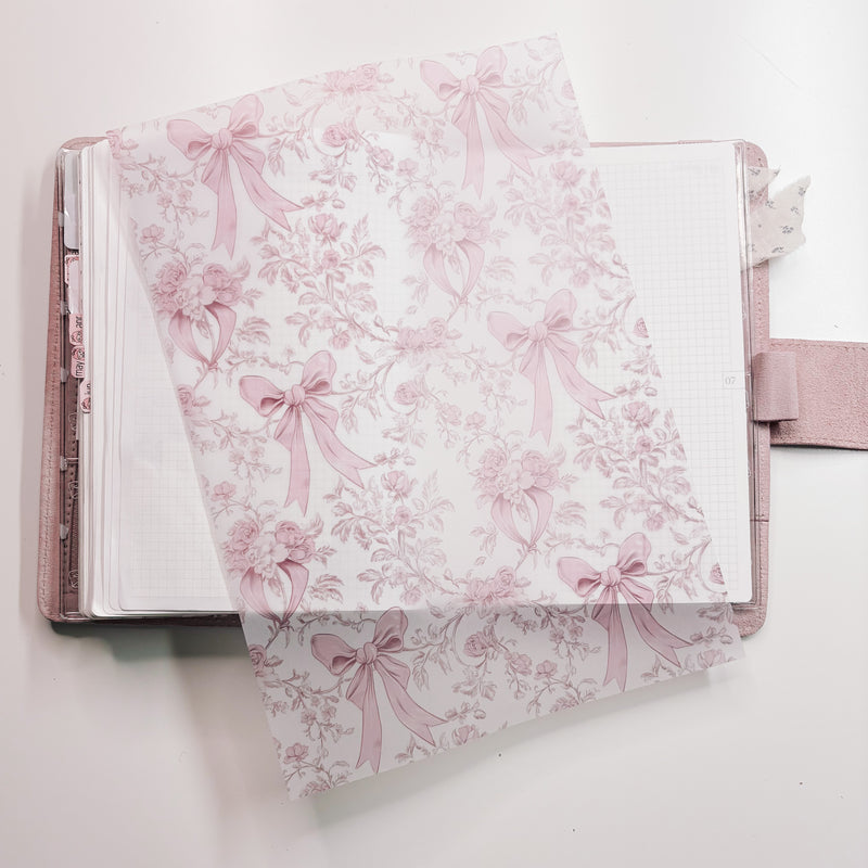 A4 DECO SHEET | VELLUM - TEA PARTY COLLECTION