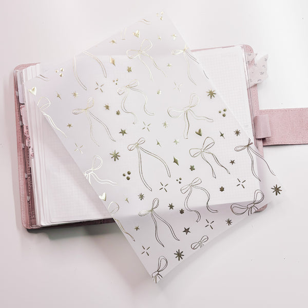 A4 DECO SHEET | VELLUM - TEA PARTY COLLECTION