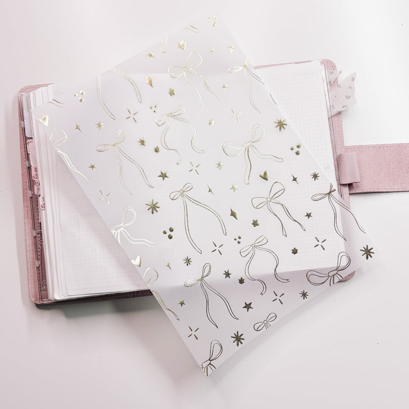 A4 DECO SHEET | VELLUM - TEA PARTY COLLECTION