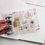 BOOKS & BOWS TEA PARTY | STICKERS 1-10 or ALL 10 BUNDLE DEAL | CLEAR MATTE