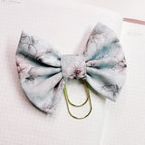 BOW PLANNER CLIP | TEA PARTY COLLECTION | HANDMADE
