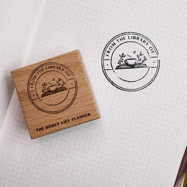 Rubber Stamp | Books | Library Stamp